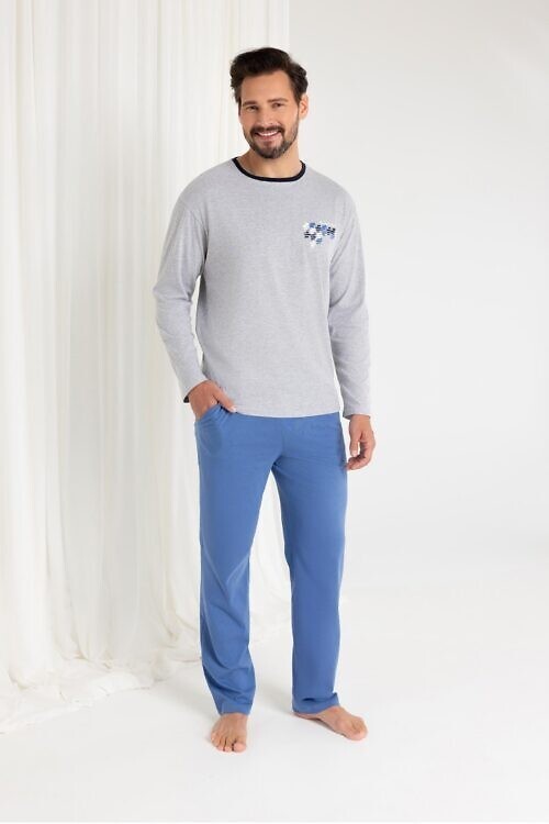 Piżama Regina 484 dł/r M-XL Z25/26 męska