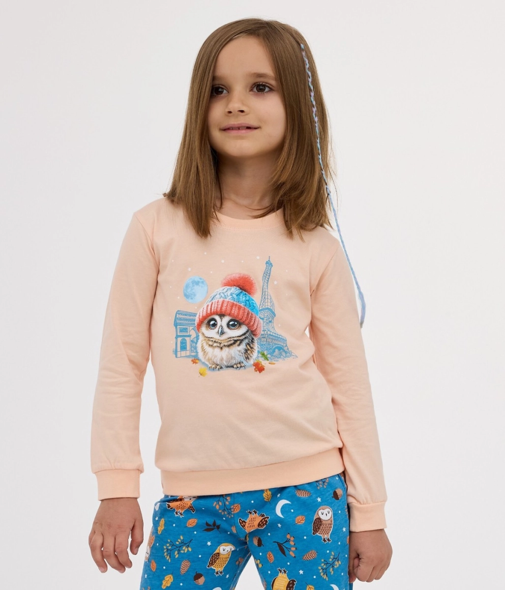 Piżama Cornette Kids Girl 977/188 Paris dł/r 86-128