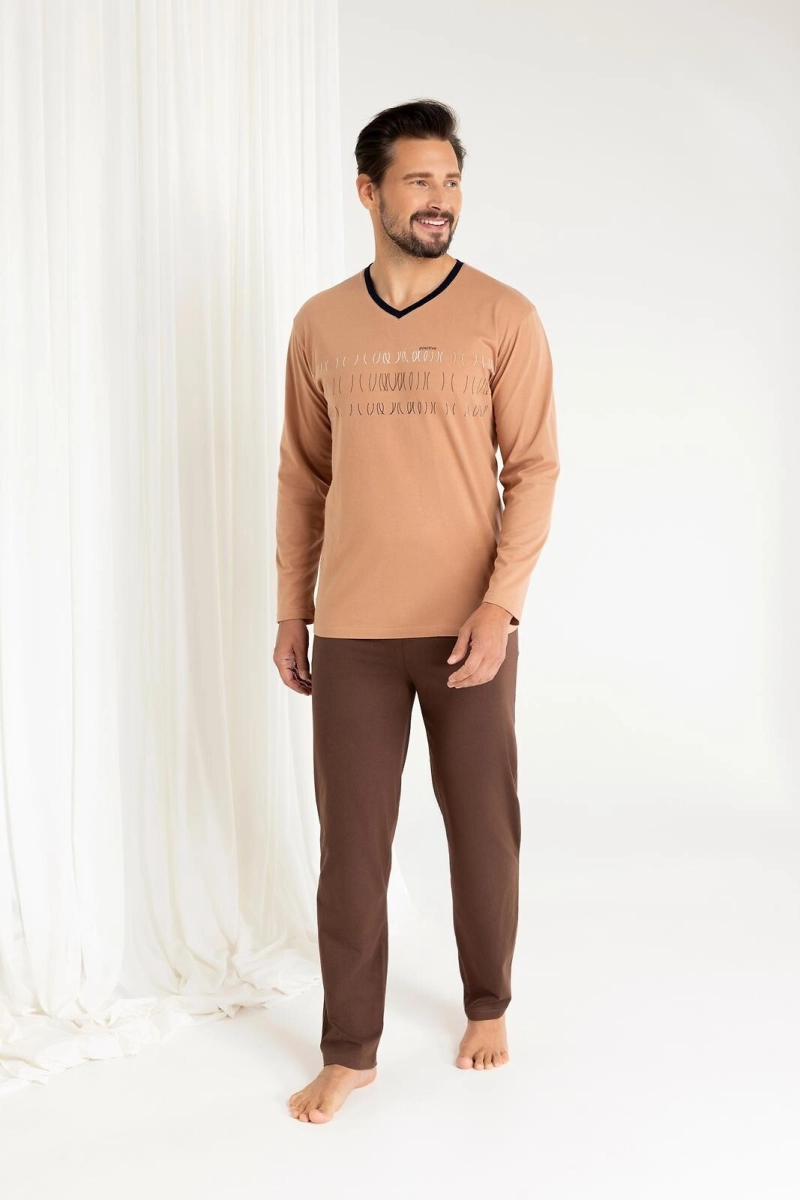 Piżama Regina 495 dł/r 2XL-3XL Z25/26 męska