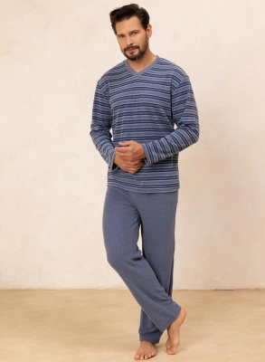 Piżama Regina 490 dł/r 2XL Z25/26 męska frotte