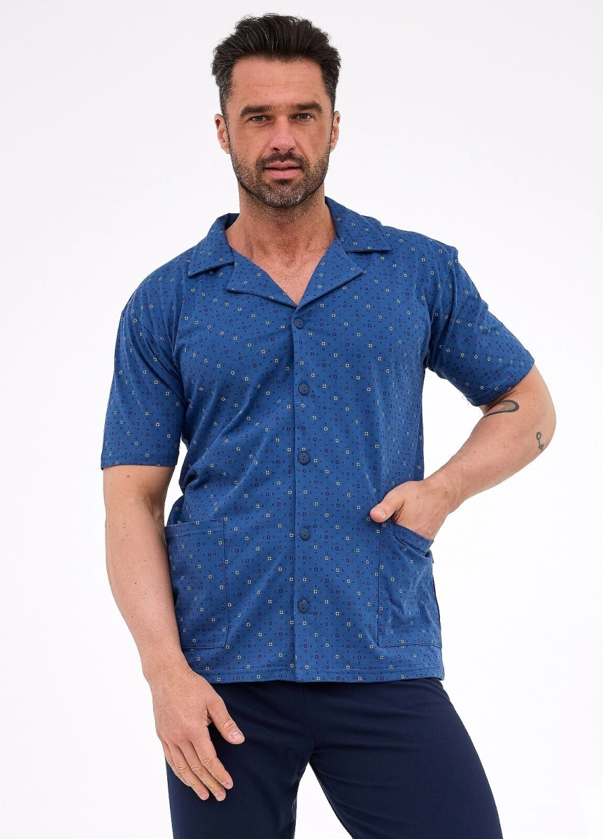 Piżama Cornette 318/57 kr/r 3XL-5XL męska rozpinana