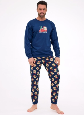 Piżama Cornette 115/290 Teddy 2 dł/r Christmas S-2XL męska