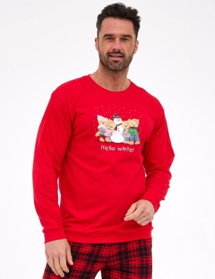 Piżama Cornette 115/289 Winter dł/r Christmas S-2XL męska