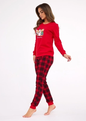 Piżama Cornette 671/421 Winter dł/r Christmas S-2XL damska
