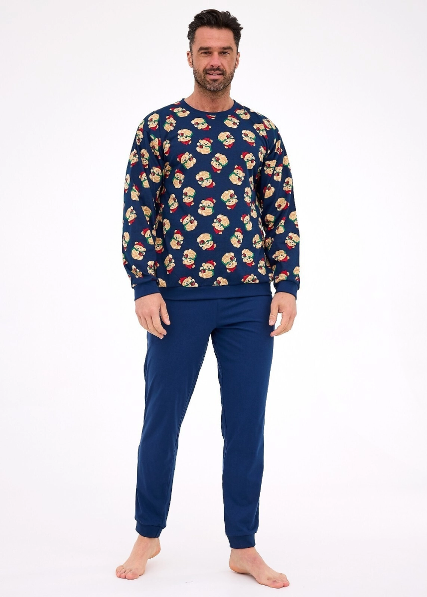 Piżama Cornette 457/293 Teddy 6 dł/r Christmas 3XL-5XL męska