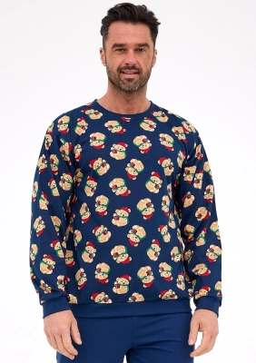Piżama Cornette 457/293 Teddy 6 dł/r Christmas 3XL-5XL męska