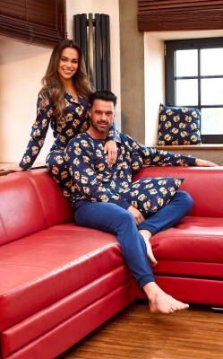 Piżama Cornette 457/293 Teddy 6 dł/r Christmas 3XL-5XL męska