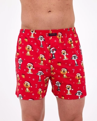 Bokserki Cornette 016/21 Dogs 2 Christmas 3-5XL