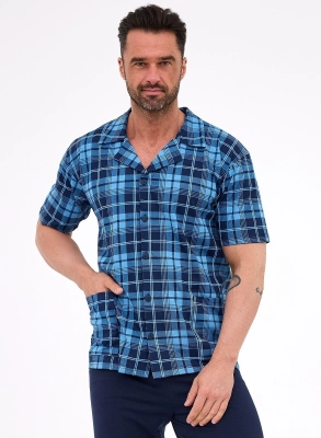 Piżama Cornette 318/58 kr/r 3-5XL męska rozpinana