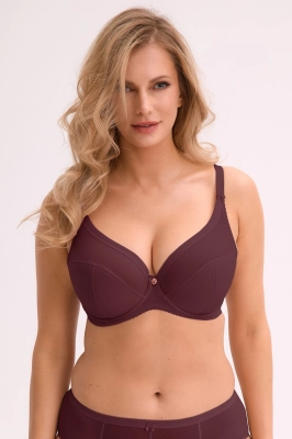 Biustonosz semi soft Gaia BS 1058 Sonia Wino