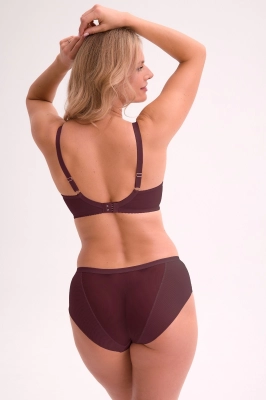 Biustonosz semi soft Gaia BS 1058 Sonia Wino