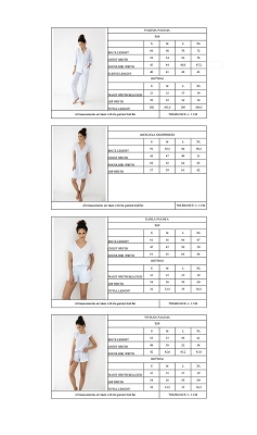 Piżama Sensis Karla kr/r S-XL