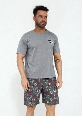 Piżama Cornette 326/206 Love Symbols kr/r 3XL-5XL