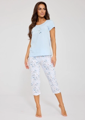 Piżama Cornette 466/344 Delicate kr/r trzyczęściowa S-2XL