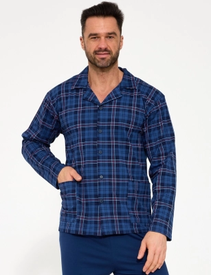 Piżama Cornette 114/84 dł/r 3XL-5XL rozpinana