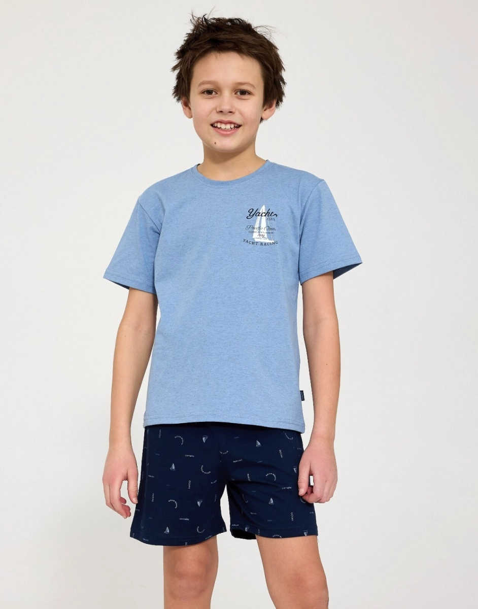 Piżama Cornette Young Boy 790/127 Pacific kr/r 134-164