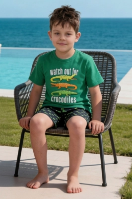 Piżama Cornette Kids Boy 789/125 Crocodiles kr/r 86-128