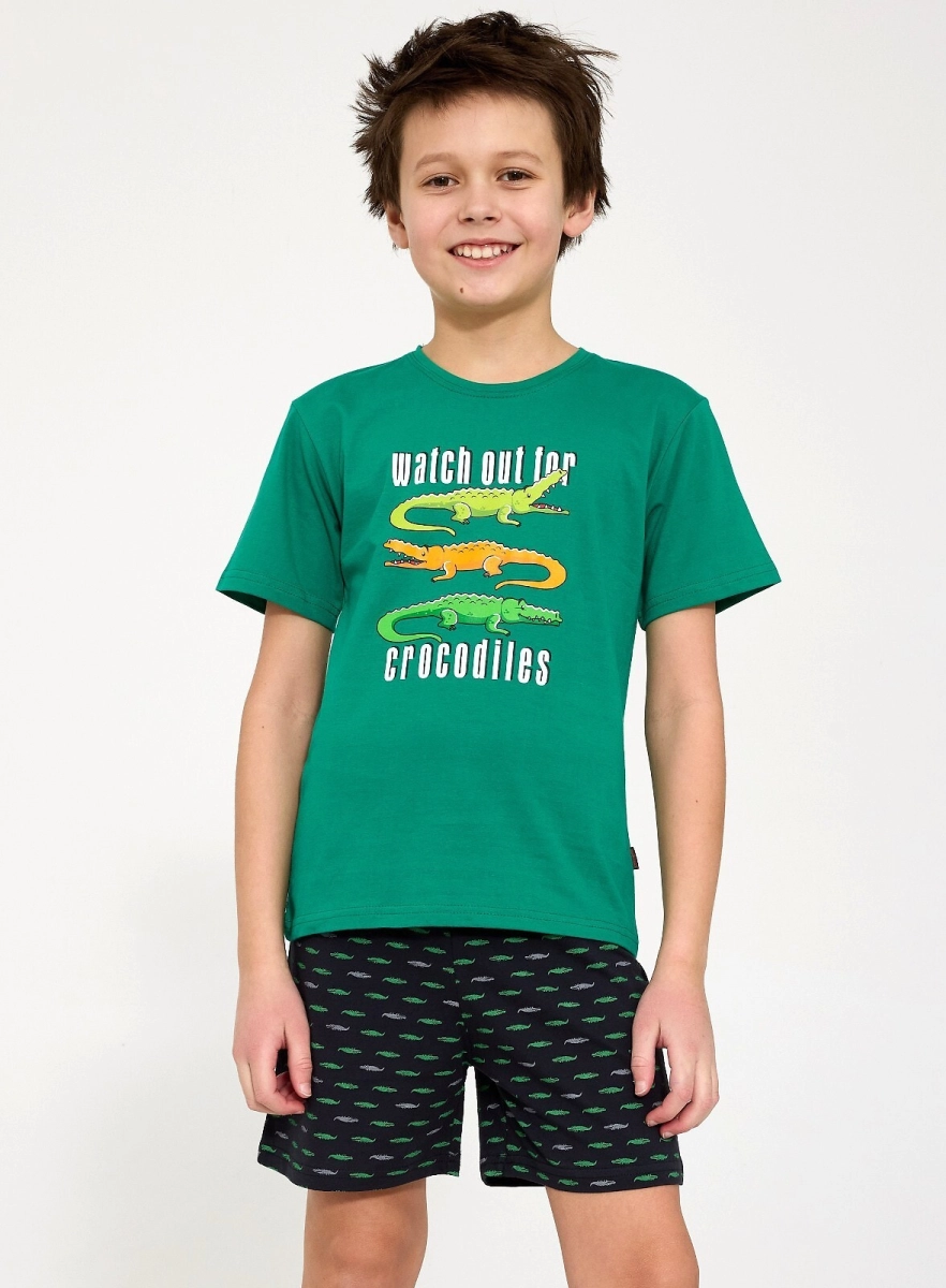 Piżama Cornette Young Boy 790/125 Crocodiles kr/r 134-164