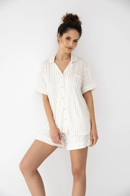 Piżama Sensis Davina kr/r XS-2XL rozpinana