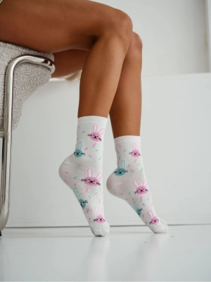 Skarpety Milena 0200-220 Królicze Głowy 37-41