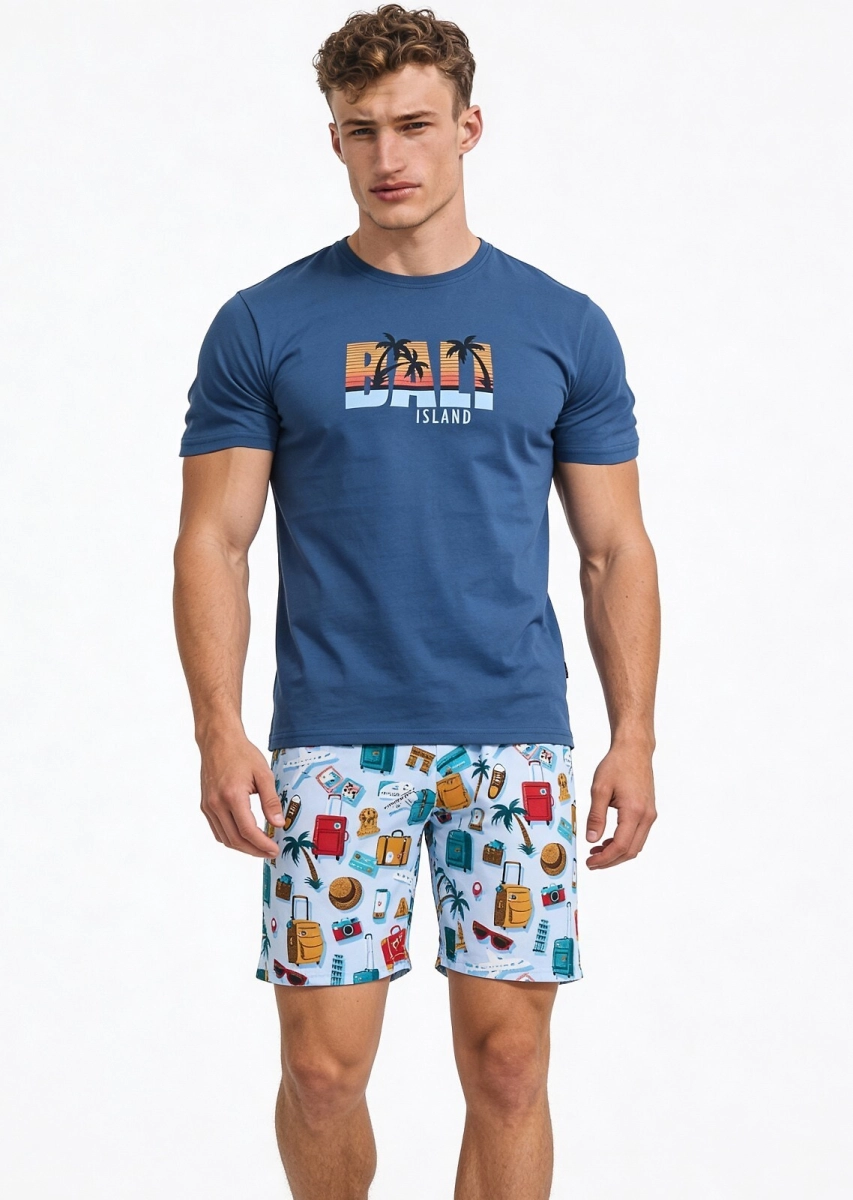 Piżama Cornette F&Y 551/55 Bali kr/r 164-188