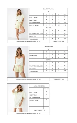 Piżama Sensis Taya w/r S-XL