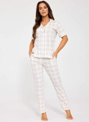 Piżama Cornette 879/342 Holly kr/r S-2XL rozpinana
