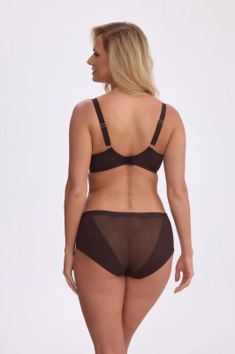 Biustonosz semi soft Gaia BS 1058 Sonia Maxi Brązowy