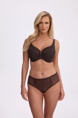 Biustonosz semi soft Gaia BS 1058 Sonia Maxi Brązowy