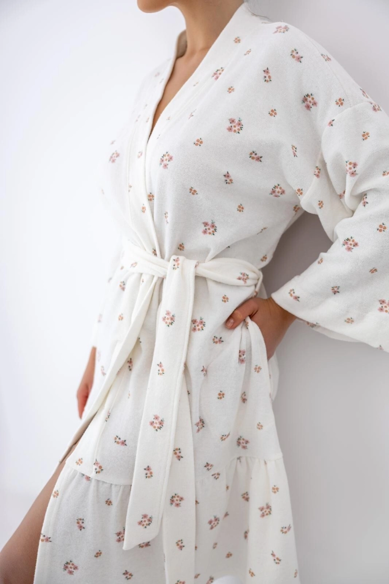 Szlafrok Sensis Coralie Frotte S-XL