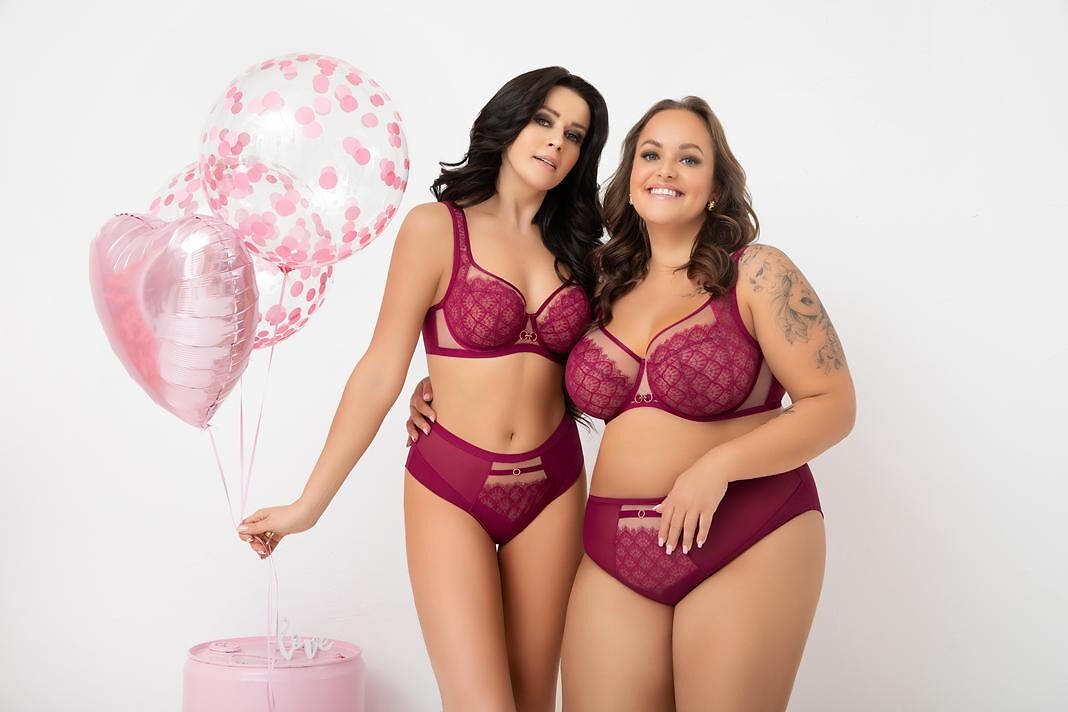 Figi Gorsenia B 006 Dayana Brazyliany Różowy S-2XL