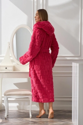 Szlafrok L&L 2554 Valentine długi S-2XL damski