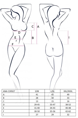 ANA CORSET black