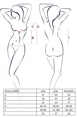 VELIA CORSET black