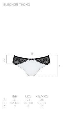 ELEONOR THONG white