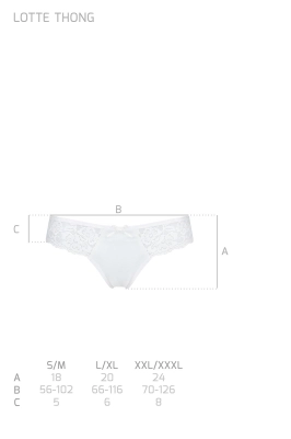 LOTTE THONG white
