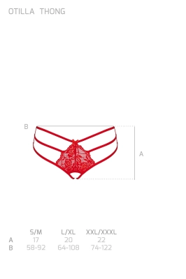 OTILLA THONG red