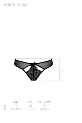 VERITA THONG black