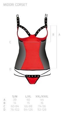 MIDORI CORSET red