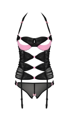 PRALINE CORSET black