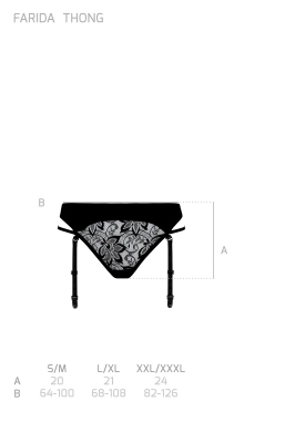 FARIDA THONG black