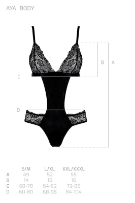 AYA BODY black XXL/XXXL