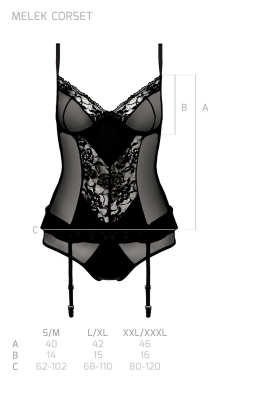 MELEK CORSET black
