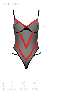 DURU BODY black XXL/XXXL