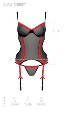 DURU CORSET black