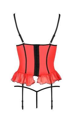 CHERRY CORSET red