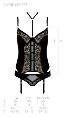 DIVINE CORSET black