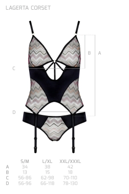 LAGERTA CORSET black