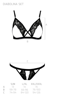 DIABOLINA SET black