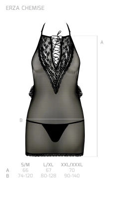 ERZA CHEMISE black